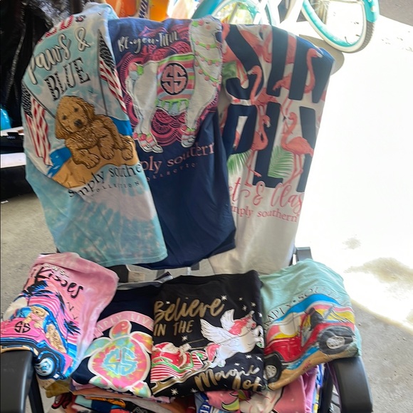 Simply Southern Colorful Graphic T-Shirts Collection - Picture 3 of 5